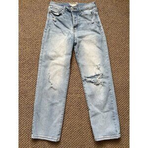 Altar'd State Distressed Jeans Women Size 25/1 Faded Blue